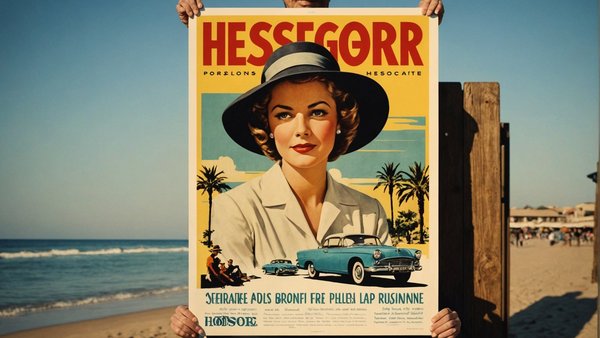 Découvrez des affiches vintage d'hossegor élégantes et abordables
